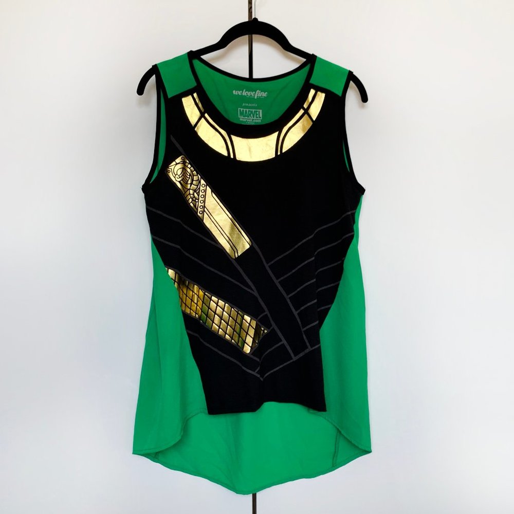 We Love Fine Marvel Avengers Thor Loki Tank Top